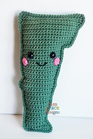 State of Vermont Kawaii Cuddler® Crochet Pattern