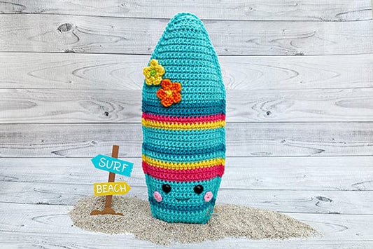 Surfboard Kawaii Cuddler® Crochet Pattern