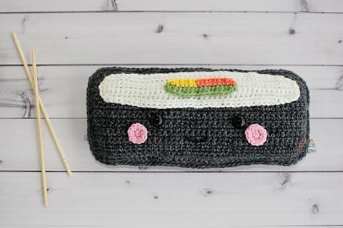 Sushi Roll Kawaii Cuddler® Crochet Pattern