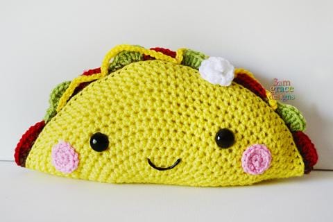 Taco Kawaii Cuddler® Crochet Pattern