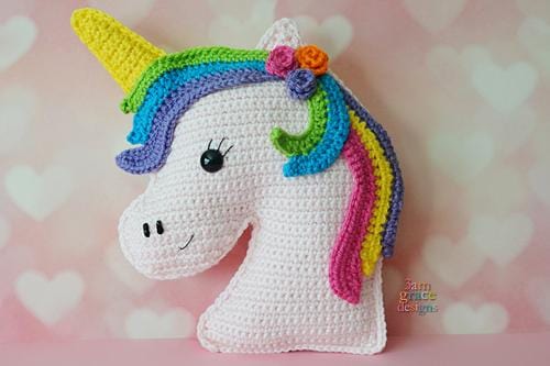 Unicorn Kawaii Cuddler® Crochet Pattern – 3amgracedesigns