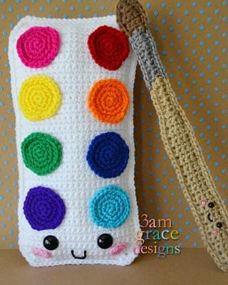 Watercolor Set Kawaii Cuddler® Crochet Pattern