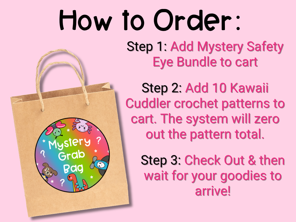 Mystery Safety Eye + 10 Pattern Bundle