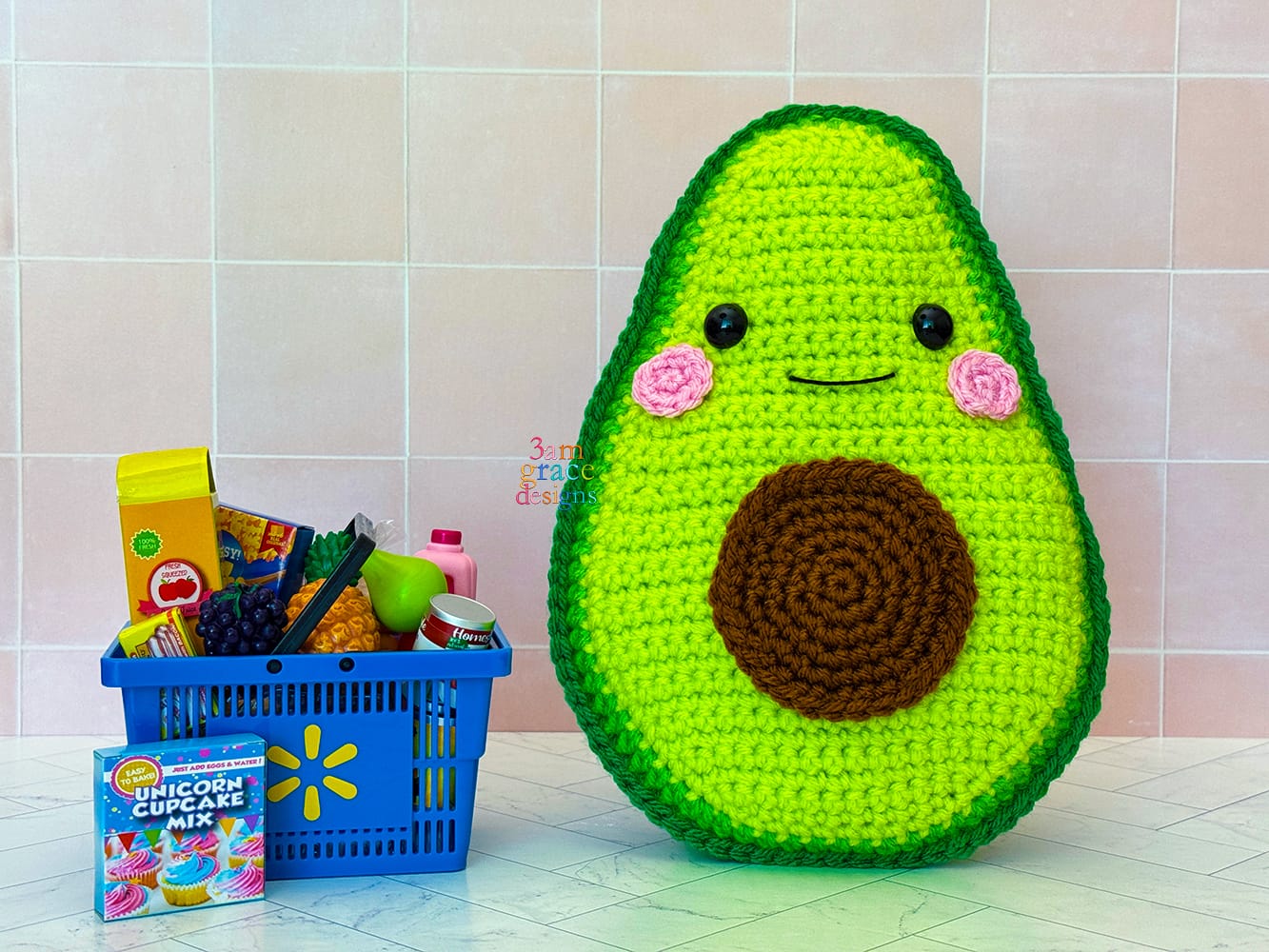 Avocado Kawaii Cuddler® 2.0 Crochet Pattern
