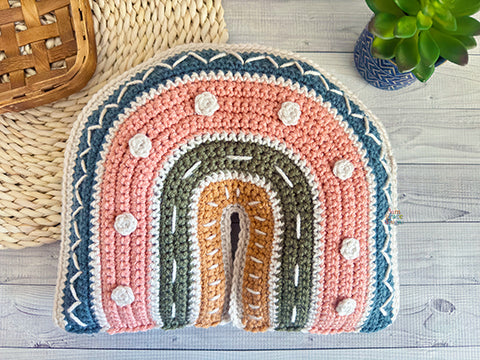 Boho Rainbow Kawaii Cuddler® Crochet Pattern