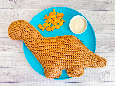 Brontosaurus Dino Nugget Kawaii Cuddler® Crochet Pattern