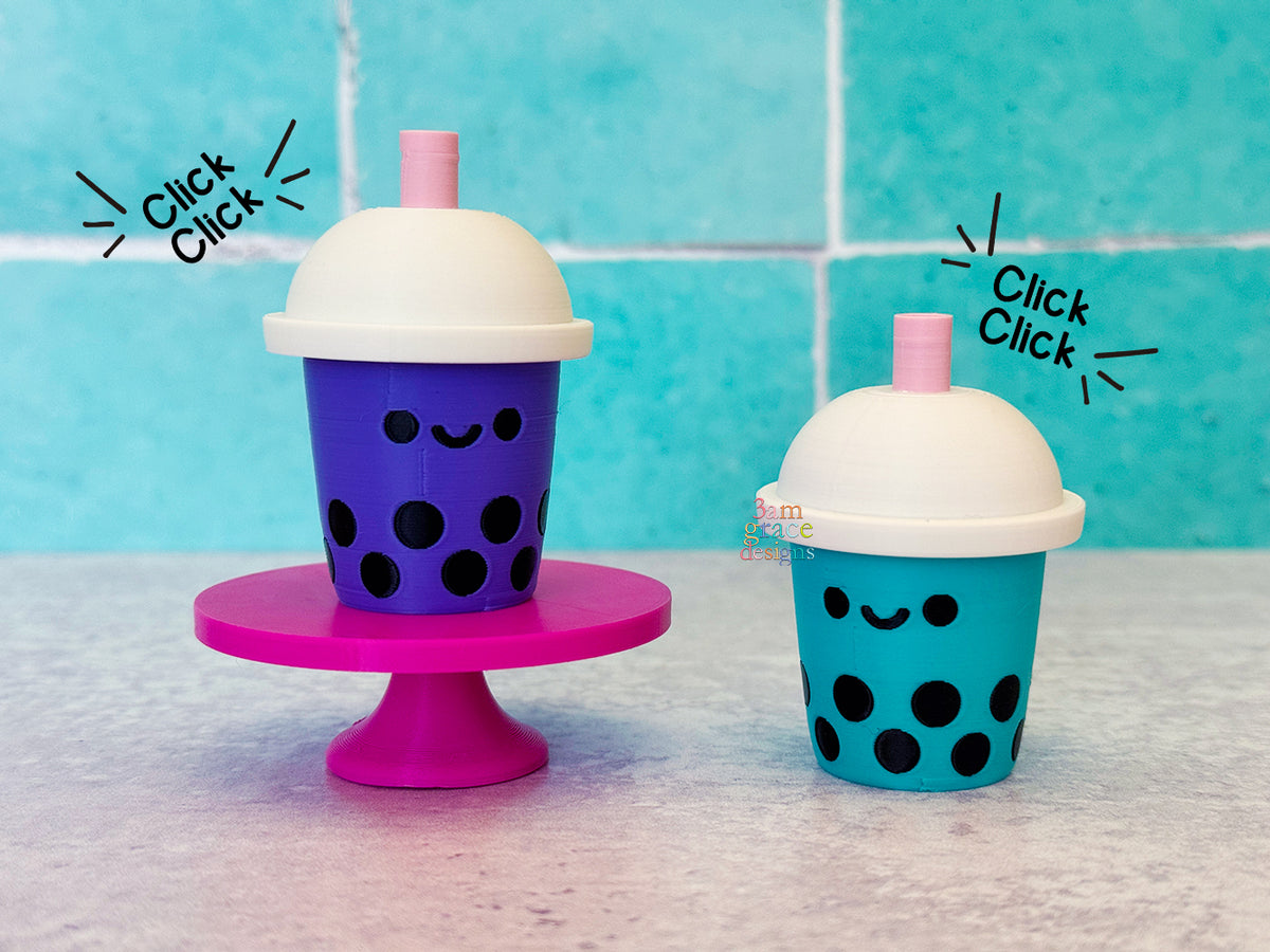 Kawaii Bubble Tea Clicker Fidget