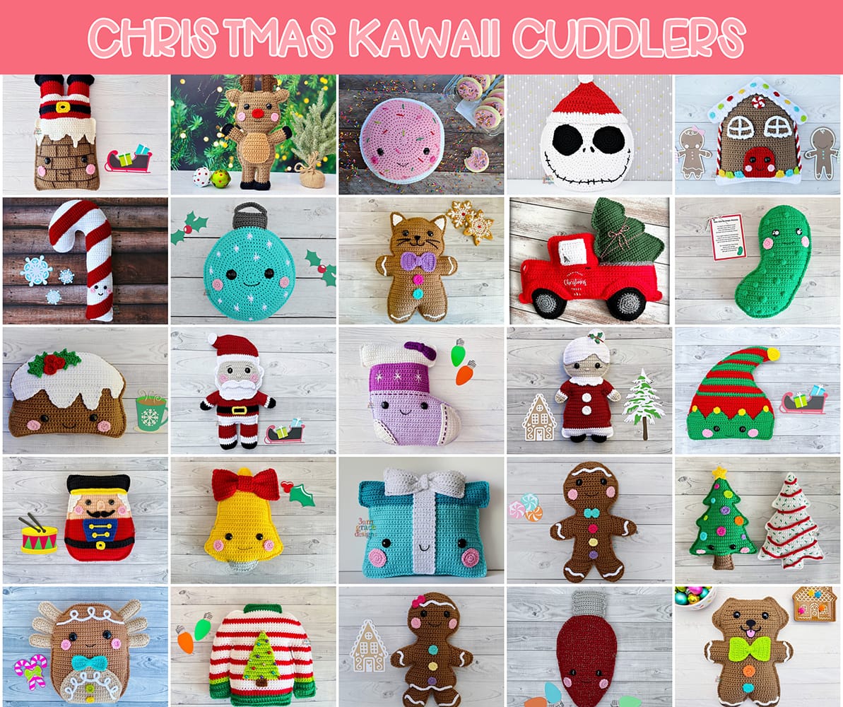 Christmas Kawaii Cuddler® Crochet Pattern Bundle