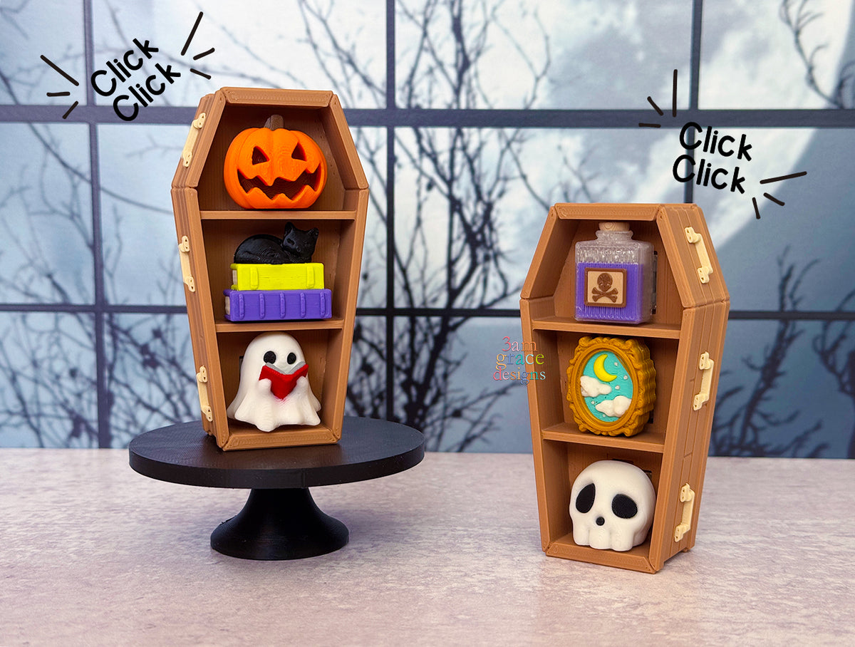 Coffin Shelf Clicker Fidget