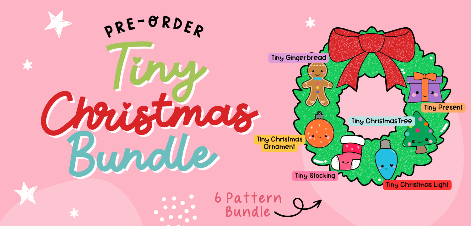 Tiny Christmas Kawaii Cuddler® Crochet Pattern BUNDLE