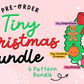 Tiny Christmas Kawaii Cuddler® Crochet Pattern BUNDLE