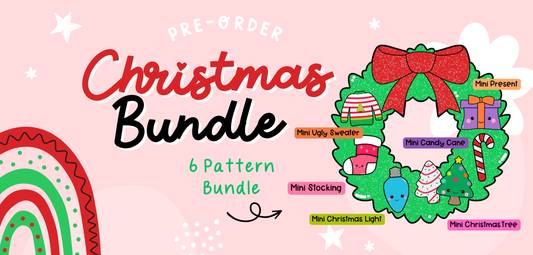 Mini Christmas Kawaii Cuddler® Crochet Pattern BUNDLE