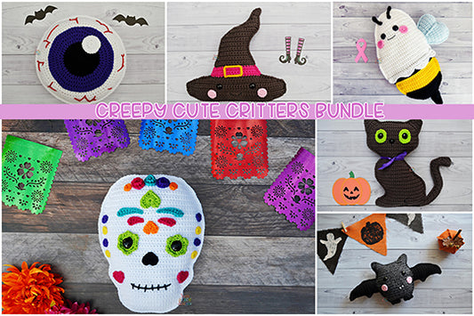 Creepy Cute Critters Halloween Crochet Pattern Bundle