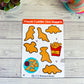 Dino Nugget Vinyl Sticker Sheet