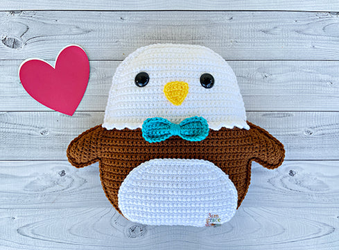 Eagle Squish Kawaii Cuddler® Crochet Pattern