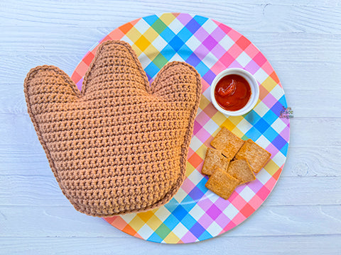 Dino Footprint Nugget Kawaii Cuddler® Crochet Pattern