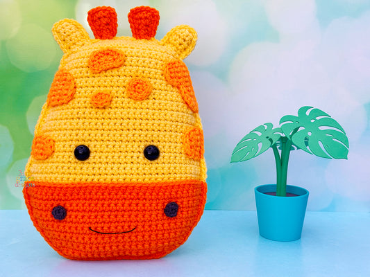 Giraffe Head Kawaii Cuddler® Crochet Pattern