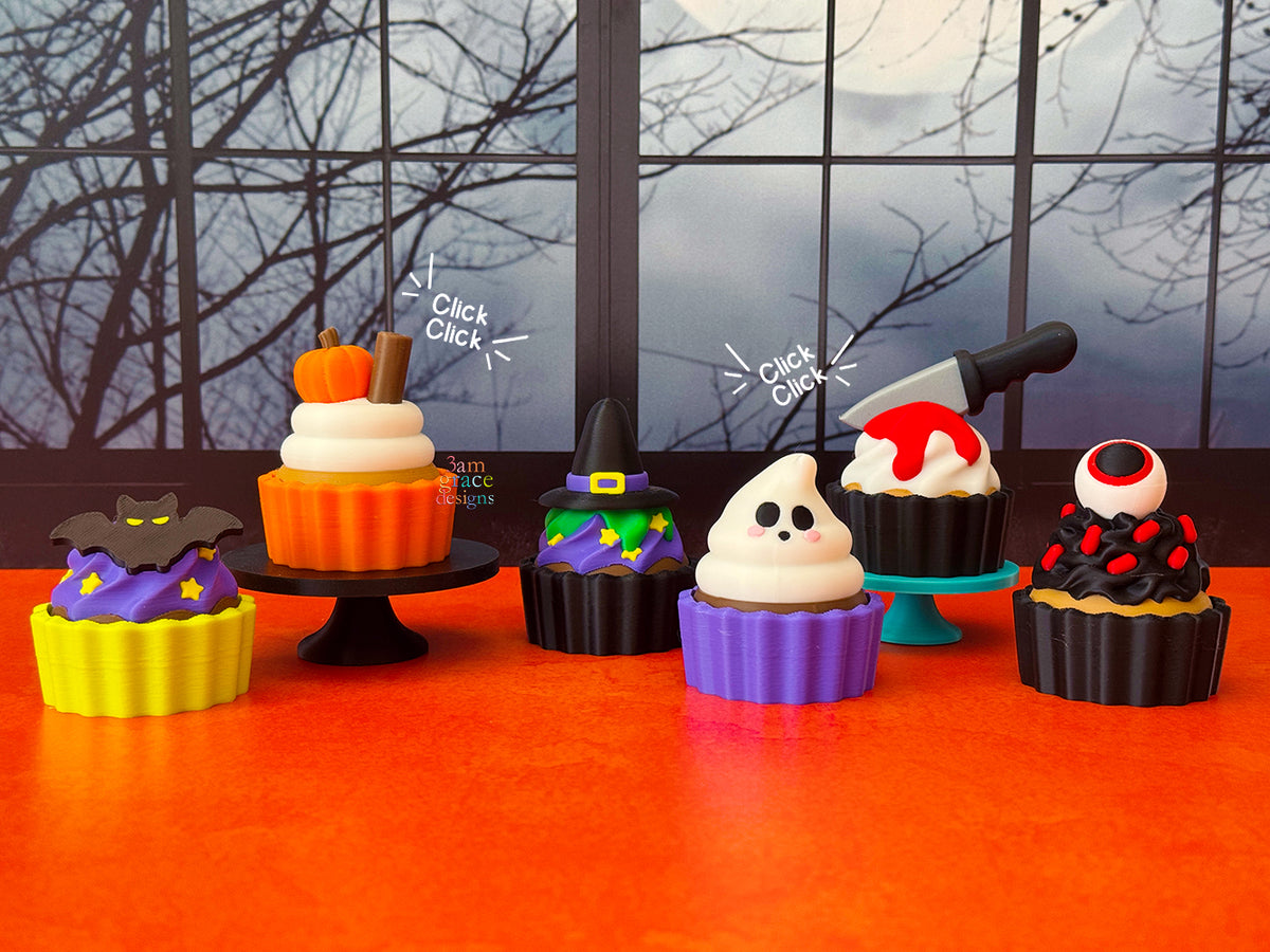 Spooky Cupcake Clicker Fidget