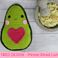 Avocado Kawaii Cuddler® Crochet Pattern