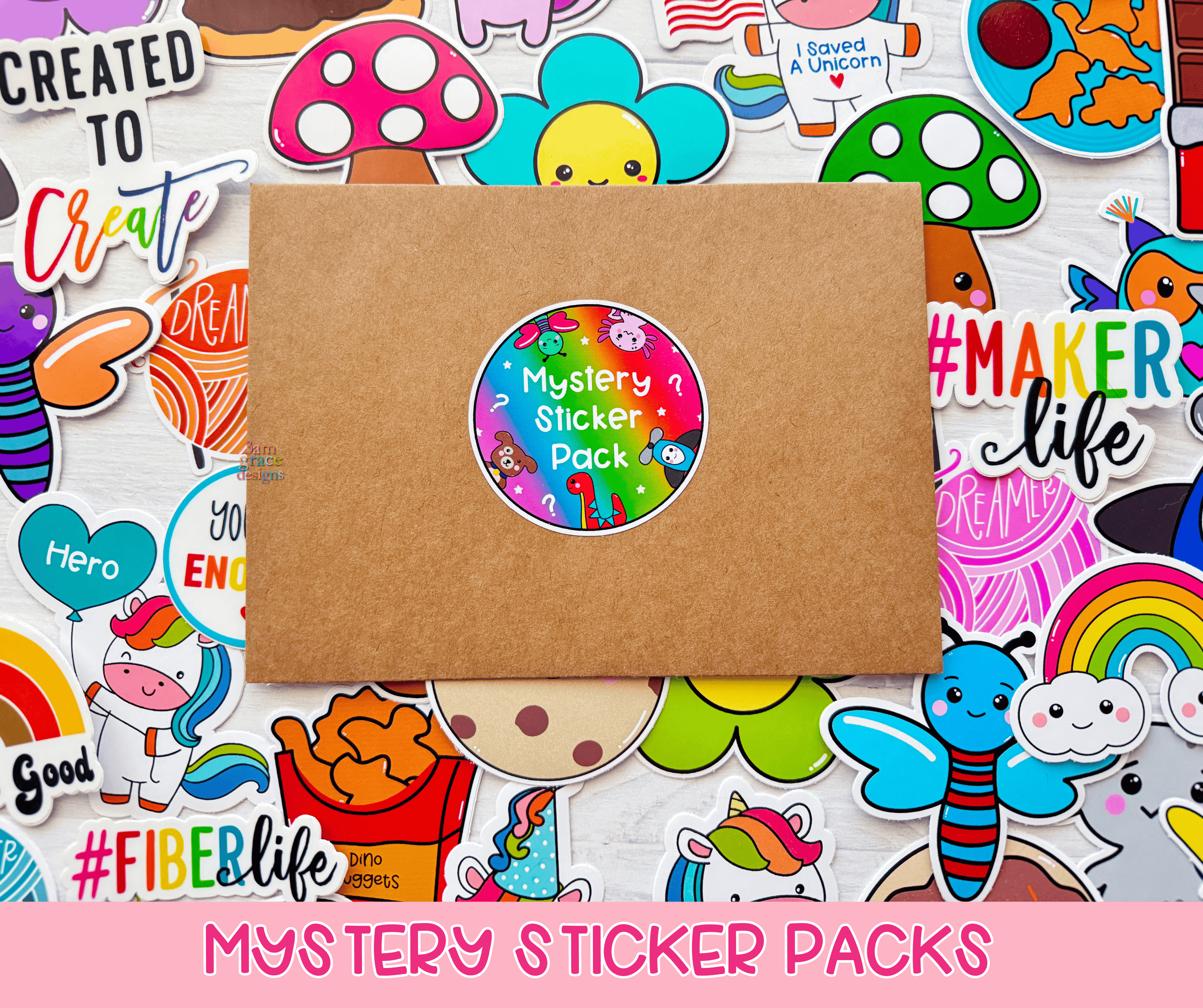 Grab Sticker Message Mystery Grab Sticker Pack – 3amgracedesigns