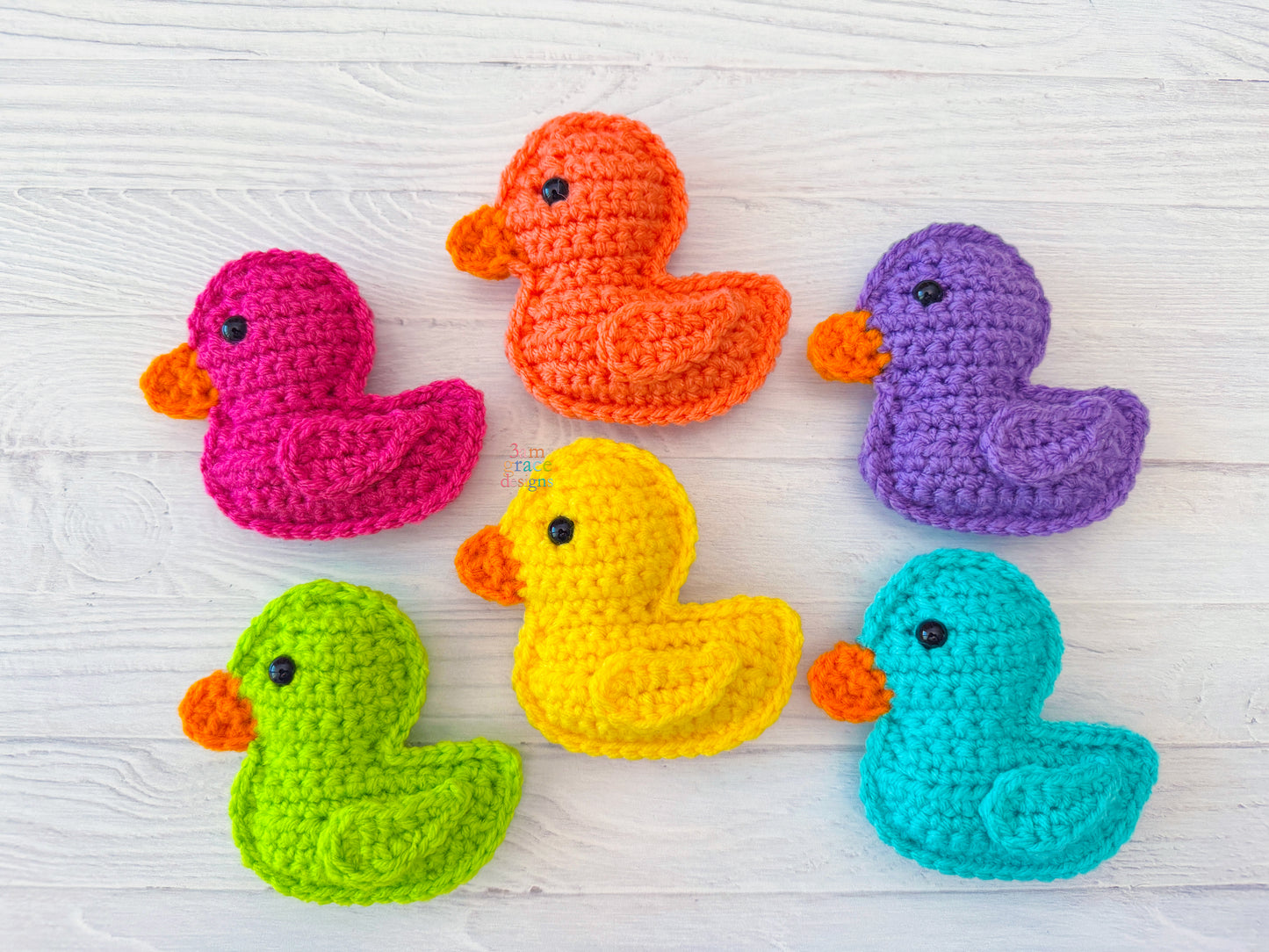 Tiny Rubber Ducky Kawaii Cuddler® Crochet Pattern