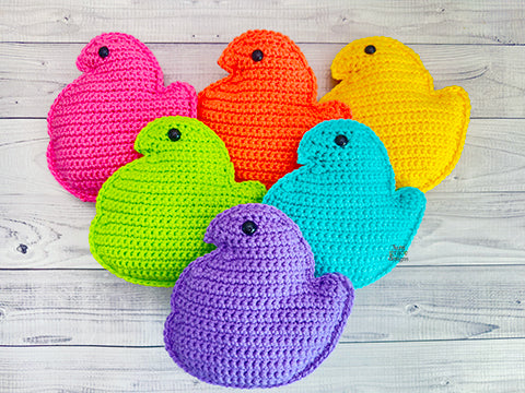 Mini Marshmallow Chick Kawaii Cuddler® Crochet Pattern