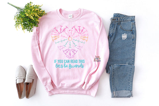 If You Can Read This Crew Sweatshirt