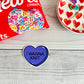 I Wanna Knit Conversation Heart Vinyl Sticker