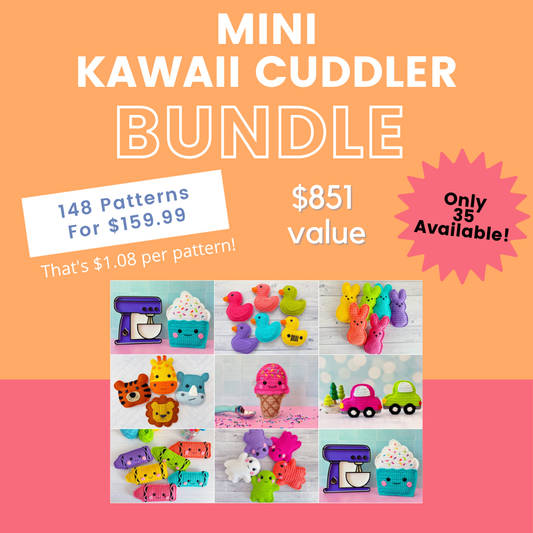 **Limited Time Offer** Mini Kawaii Cuddler® Crochet Pattern Bundle