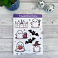 Kawaii Ghost Party Vinyl Sticker Sheet