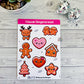 Kawaii Gingerbread Vinyl Sticker Sheet