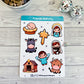 Kawaii Nativity Christmas Vinyl Sticker Sheet