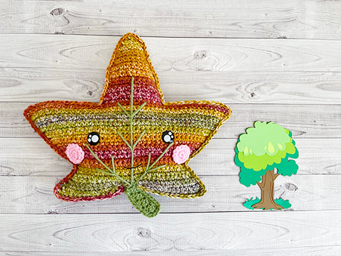 Leaf Kawaii Cuddler® Crochet Pattern