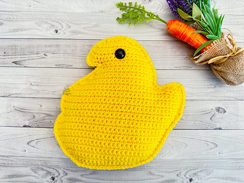 Marshmallow Chick Kawaii Cuddler® Crochet Pattern