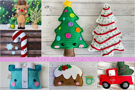 Merry & Bright Christmas Crochet Pattern Bundle