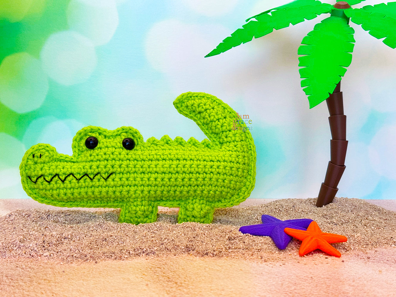 Mini Alligator Kawaii Cuddler® Crochet Pattern