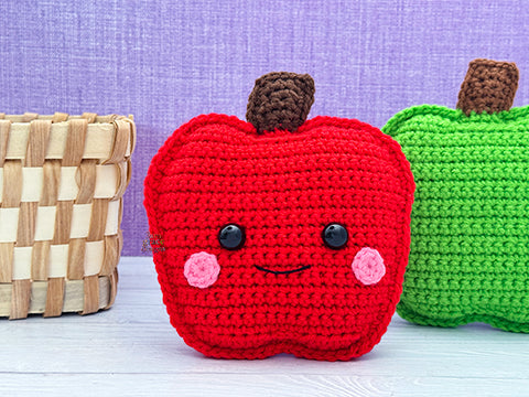 Mini Apple Kawaii Cuddler® Crochet Pattern
