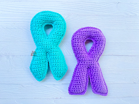 Mini Awareness Ribbon Kawaii Cuddler® Crochet Pattern