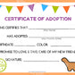 Mini Brontosaurus Dino Nugget Kawaii Cuddler® Adoption Certificate