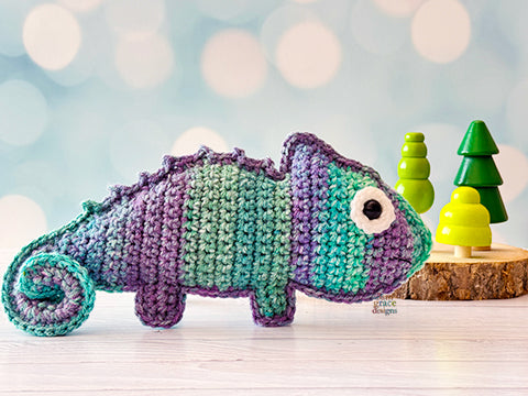 Mini Chameleon Kawaii Cuddler® Crochet Pattern