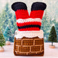 Mini Chimney Santa Kawaii Cuddler® Crochet Pattern