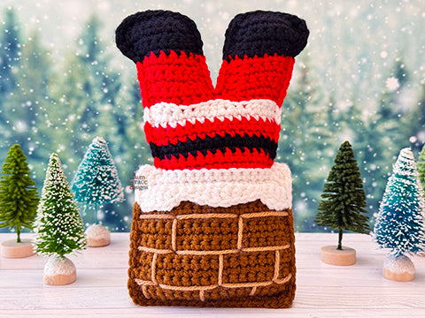 Mini Chimney Santa Kawaii Cuddler® Crochet Pattern