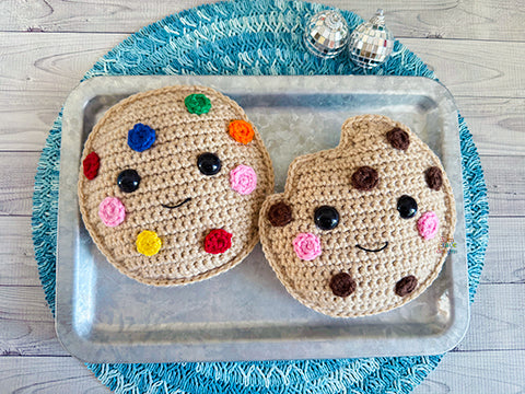 Mini Chocolate Chip Cookie Kawaii Cuddler® Crochet Pattern