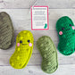 Mini Christmas Pickle Kawaii Cuddler® Crochet Pattern