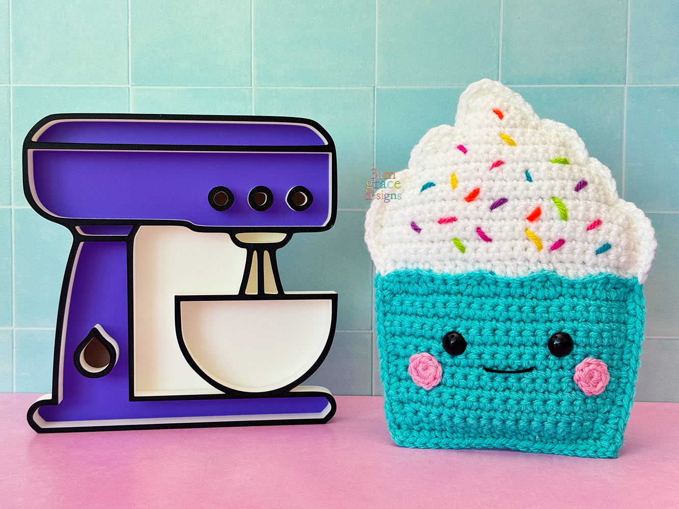 Mini Cupcake Kawaii Cuddler® Crochet Pattern