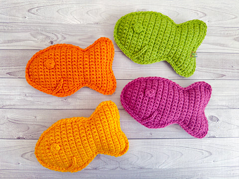Mini Fish Cracker Kawaii Cuddler® Crochet Pattern