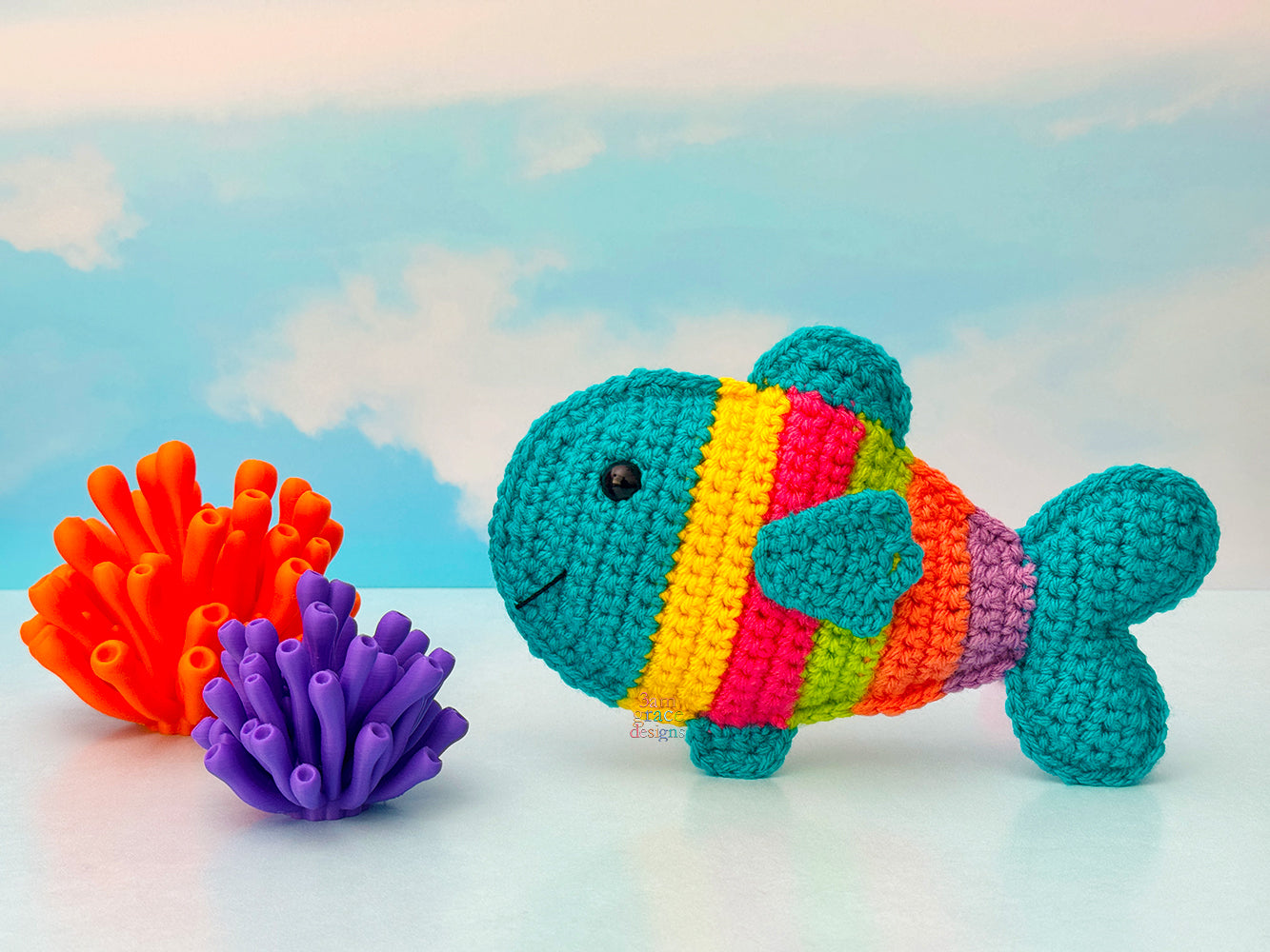 Mini Fish Kawaii Cuddler® Crochet Pattern