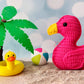 Mini Flamingo Kawaii Cuddler® Crochet Pattern