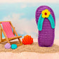 Mini Flip Flop Kawaii Cuddler® Crochet Pattern
