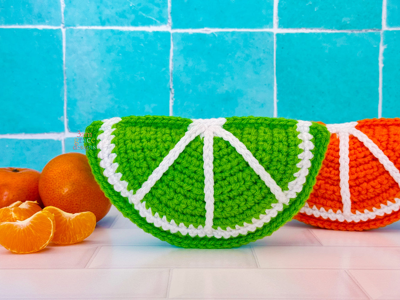 Mini Fruit Wedge Kawaii Cuddler® Crochet Pattern